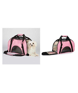 ON THE gO DOg PET cARRIERS - Purse Style Designer carrier Tote for Small Dogs(Purse carrier - Pink)