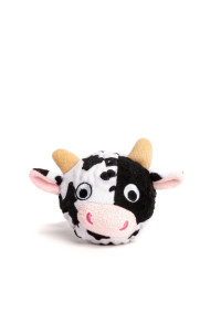 fabdog cow faball Squeaky Dog Toy (Large)