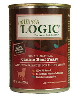 Nature'S Logic Canine Beef Feast, 12/13.2Oz