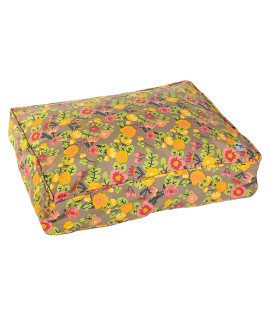 Molly Mutt Huge Dog Bed cover -Time After Time Print - Measures 36Ax45Ax5AA - 100 cotton - Durable - Breathable - Sustainable - Machine Washable Dog Bed cover