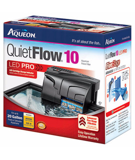 QuietFlow Aqueon 10 LED Pro Power Filter (Item 06080)
