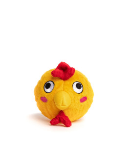 fabdog chicken faball Squeaky Dog Toy (Small)