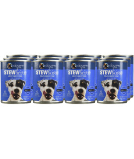 Daves Pet Food Stewlicious Meaty Beefy Stew For Dogs 13.2oz cans case of 12 Made in the USA