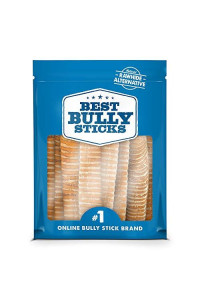 Best Bully Sticks Premium 12-inch Beef Trachea Dog chews (12 Pack) - All-Natural, grain-Free, 100 Beef, Single-Ingredient Dog Treat chew - Promotes Dental Health