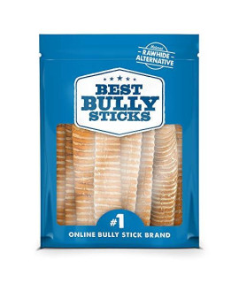 Best Bully Sticks Premium 12-inch Beef Trachea Dog chews (12 Pack) - All-Natural, grain-Free, 100 Beef, Single-Ingredient Dog Treat chew - Promotes Dental Health