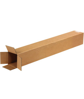 TAPE LOgIc 4x4x30 Tall corrugated Boxes, Tall, 4L x 4W x 30H, Pack of 25 Shipping, Packaging, Moving, Storage Box for Home or Business, Strong Wholesale Bulk Boxes