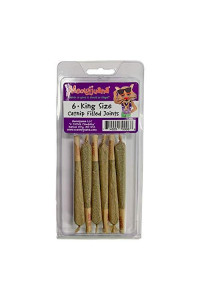 Meowijuana | King Size Catnip Joints | Organic | Dried Premium Ground Catnip | High Potency | Grown in The USA | Feline and Cat Lover Approved