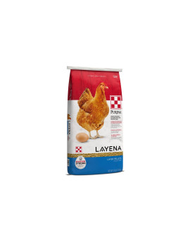 Purina Layena | Nutritionally Complete Layer Hen Feed Pellets | 25 Pound (25 lb) Bag