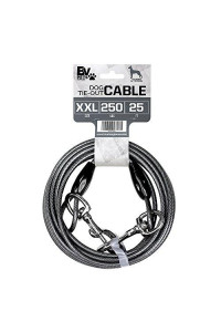 BV Pet Super Heavy XXL Tie Out Cable for Dogs up to 250 Pound, 25 Feet