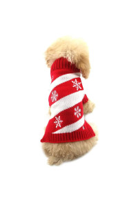 Nacoco Dog Snow Sweaters Snowman Sweaters Xmas Dog Holiday Sweaters New Year Christmas Sweater Pet Clothes For Small Dog And Cat (Snow, Xs)