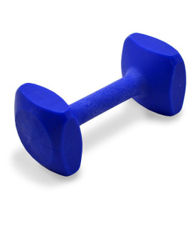 J&J Dog Supplies Obedience Retrieving Dumbbell with 2 34 Ends, 3 Wide Bit and 1316 Diameter Bit, Blue , Medium