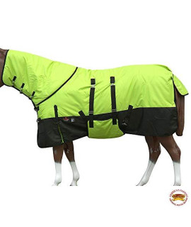78" Hilason 1200D Waterproof Winter Horse Blanket Neck Cover Belly Wrap 78 in