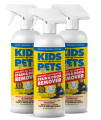 KIDS N PETS - Instant All-Purpose Stain & Odor Remover - Pack of 3-27.05 oz (800 ml) - Proprietary Formula Permanently Eliminates Tough Stains & Odors - Even Urine Odors - Non-Toxic & child Safe