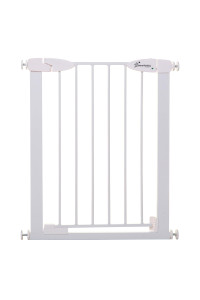 Dreambaby Boston Magnetic Auto close Baby gate - Indoor Safety gates - Fits Opening from 2425-265inch Wide & 29inch Tall - with Smart Stay Open Feature - White