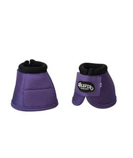 Weaver Leather Ballistic No-Turn Bell Boots , Grape, Large