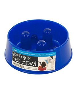 Kole Imports Slow Feeder Dog Food Bowl