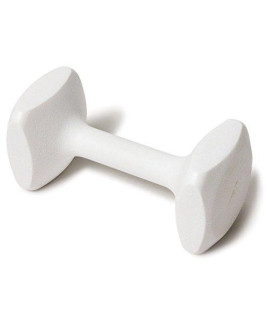 J&J Dog Supplies Obendience Retrieving Dumbell with 2 Ends, 2 Wide Bit and 916 Diameter Bit, White, X-Small
