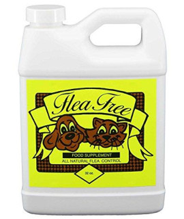 Flea-Free Pure Organic Food Supplement and Natural Pet Products 32 Ounce