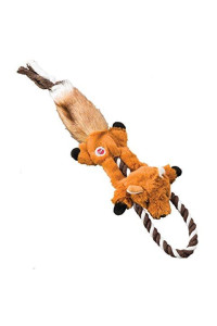 SPOT Ethical Pets Fox Mini Skinneeez Tugs Dog Stuffingless Toy, 14