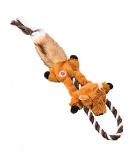 SPOT Ethical Pets Fox Mini Skinneeez Tugs Dog Stuffingless Toy, 14