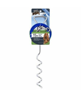 Westminster Pet Products Pet Expert 15 cable & 16 Spiral corkscrew Stake Variable Size