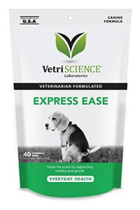 VetriScience Laboratories 40 Count Express Ease, Anal Gland and Digestive Support Bar