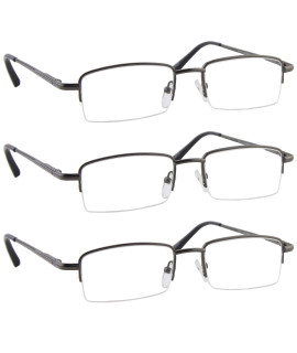 Truvision Readers Reading Glasses - 9509 Hp -Vp3-Gunmetal-325