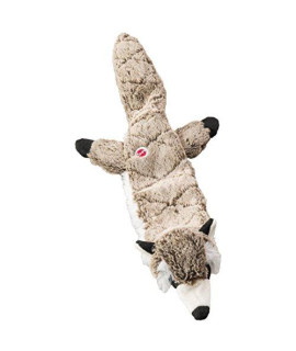 SPOT Ethical Pets Raccoon Skinneeez Extreme Stuffingless Quilted Dog Toy, 23