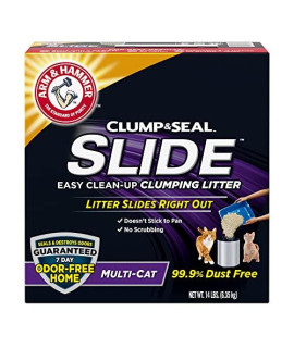 Arm Hammer SLIDE Easy clean-Up Multi-cat clumping cat Litter 14 lb