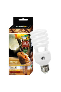 LUcKY HERP Desert UVA UVB Reptile Light Bulb 100 26W compact Fluorescent Lamp