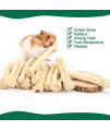 Bwogue 100G Pet Snacks Sweet Bamboo Chew Toy For Squirrel Rabbits Guinea Pigs Chinchilla Hamster (About 10-14 Sticks)