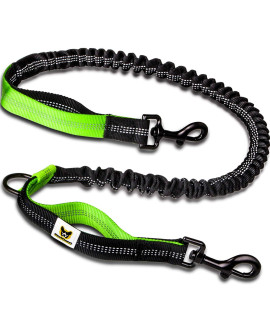 Hundefreund Bungee Leash Part For Hands Free Dog Leashes For Medium And Large Dogs (Green)