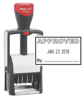 Heavy Duty Date Stamp Withapproved Self Inking Stamp - Black Ink)