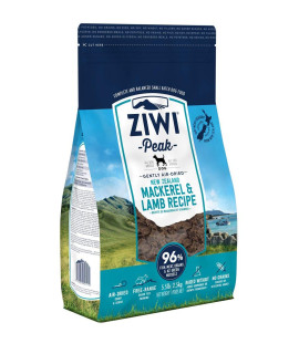 Ziwi Peak Air-Dried Dog Food - All Natural High Protein Grain Free And Limited Ingredient With Superfoods (Mackerel And Lamb 5.5 Lb)