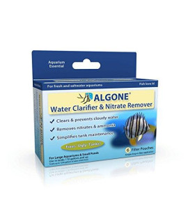 (3 Packs) Large Algone Aquarium Water clarifier and Nitrate Remover