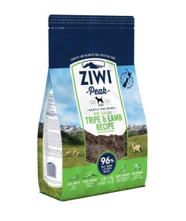 Ziwi Peak Air-Dried Dog Food - All Natural High Protein Grain Free & Limited Ingredient With Superfoods (Tripe & Lamb 5.5 Lb)