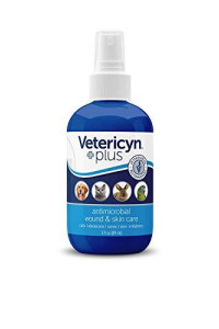 Vetericyn Plus Wound and Skin Care. Spray to Clean Cuts and Wounds. Itch and Irritation Relief. for Cats, Dogs, Livestock and More. 3 oz. (Packaging/Bottle Color May Vary)