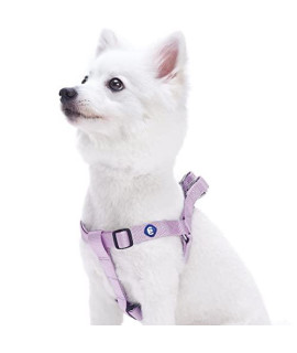 Blueberry Pet Essentials Classic Durable Solid Nylon Step-In Dog Harness, Chest Girth 20 - 26, Lavender, Medium, Adjustable Harnesses For Puppy Boy Girl Dogs