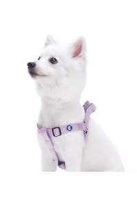 Blueberry Pet Essentials Classic Durable Solid Nylon Step-In Dog Harness, Chest Girth 26 - 39, Lavender, Large, Adjustable Harnesses For Puppy Boy Girl Dogs