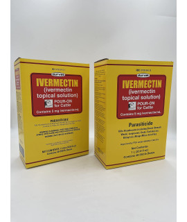 Durvet (2 Pack) Ivermectin Pour On 1 Liter