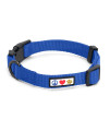 Pawtitas Dog Collar For Large Dogs Training Puppy Collar With Solid - L - Blue