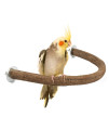 Rypet Parrot Bird Natural Wood Stand Perch Swing, U Shape
