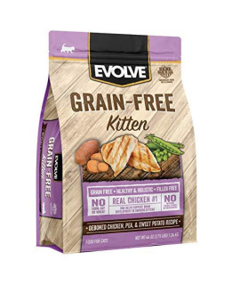 Evolve Grain Free Chicken, Pea and Sweet Potato Recipe for Kittens, 2.75lb