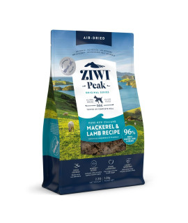 Ziwi Peak Air-Dried Dog Food - All Natural High Protein Grain Free And Limited Ingredient With Superfoods (Mackerel And Lamb 2.2 Lb)