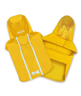 Best Pet Supplies - Voyager Waterproof Dogs Rain Poncho, Yellow, X-Small, chest: 125 16 (253-YW-XS)