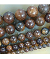 Wholesale Smooth Natural Gemstone Round Loose Beads 15 4Mm 6Mm 8Mm 10Mm 12Mm (4Mm, Bronzite)