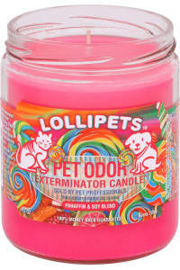 SPEcIALTY PET PRODUcTS Lollipets Pet Odor Exterminator 13 Ounce Jar candle