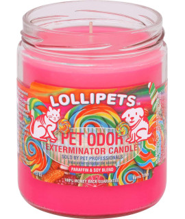 SPEcIALTY PET PRODUcTS Lollipets Pet Odor Exterminator 13 Ounce Jar candle