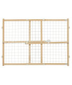 Midwest Wire Mesh Pet Safety gate, 24 Inches Tall & Expands 27-415 Inches Wide
