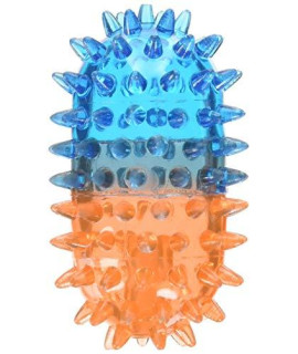 FOUFIT Pill Spiker TPR Dog Chew Toy, 3, Blue/Orange